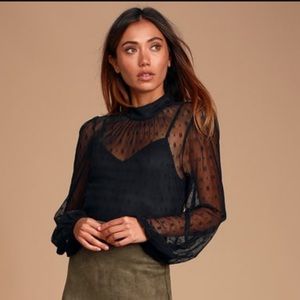 Lulu’s floral sheer bodysuit